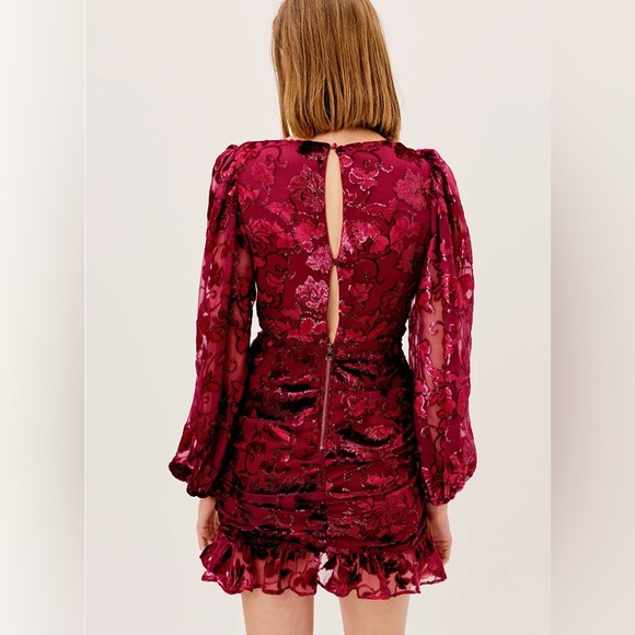 NWT For Love and Lemons Penelope Mini Dress - Medium - Picture 5 of 16